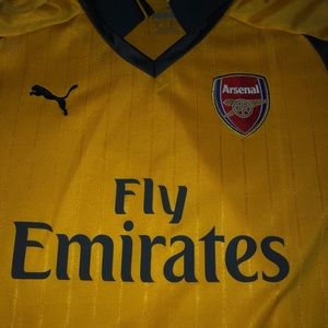 Puma Arsenal Fly Emirates Jersey sz 11-12
